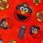 Preview: Jersey bedruckt Sesamstraße Elmo als Feuerwehrmann auf Rot